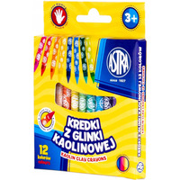 Kredki grafionowe z glinki kaolinowej 12 kolorw zestaw 316121005 ASTRA