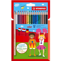 Kredki COLOR kpl 18 szt. pud. z zawieszk� 1918/77-11 STABILO