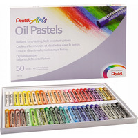 Kredki pastele olejne PENTEL 50kolorów PHN50
