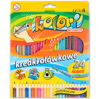 Kredki o��wkowe tr�jk�tne 24kol.Premium Kolor TT7226