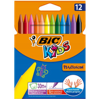 Kredki �wiecowe 12kol. Plastidecor 945764 BIC