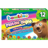 Pastele olejne BAMBINO 12 kolorw ST.MAJEWSKI