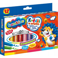 Kredki BAMBINO w sztyfcie 12kol St.Majewski