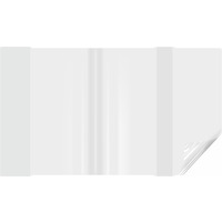Okadki regulowane na ksiki i zeszyty Z5 bezbarwne 25 sztuk 29, 7x40, 8-44cm OZB-50 BIURFOL