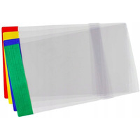 Okadki regulowane na zeszyty szkolne A5 kolorowe 25 sztuk 21, 2x29, 3-32cm OZK-44 BIURFOL