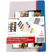 Ok�adki na podr�czniki do klasy 7-8 z naklejkami 0402-0147-99 PANTA PLAST