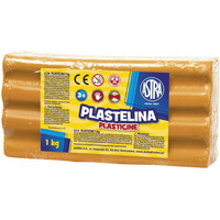 Plastelina szkolna dla dzieci 1kg pomara�czowa 303111005 ASTRA