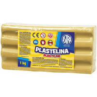 Plastelina szkolna dla dzieci 1kg br�zowa jasna 303111020 ASTRA