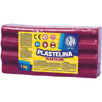 Plastelina szkolna dla dzieci 1kg purpurowa 303111009 ASTRA