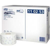 Papier toaletowy TORK T2 Premium Mini JUMBO makulatura/biay (12) 2w 170m 110253/2000488