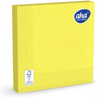 Serwetki dekoracyjne 33x33cm papierowe 20 sztuk 3 warstowe ��te AHA