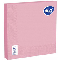 Serwetki dekoracyjne 33x33cm papierowe 20 sztuk 3 warstowe r�owe AHA