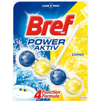 Zawieszka WC BREF POWER AKTIV 50g kulki Lemon 625197