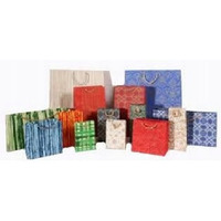 Torebka prezentowa 33x17x10cm karbowana mix kolor N-6 ROZETTE