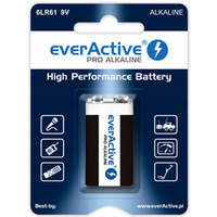 Bateria EVERACTIVE Pro Alkaline 9V/6LR61 alkaliczna blister