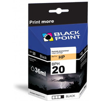 Tusz BLACK POINT (BPH20) czarny 36ml zamiennik HP (20/C6614D) DJ610/615/630/640/656