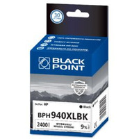 Tusz BLACK POINT (BPH940XLBK) czarny 2400str zamiennik HP (940XL/C4906AE)