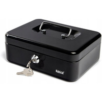 Kasetka na pieni�dze 8878S czarna 77x157x207mm 120-1029 EAGLE