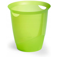 Kosz na �mieci 16l TREND przezroczysty jasnozielony 1701710017 DURABLE