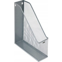 Pojemnik na czasopisma GRAND srebrny metalowy 120-1124