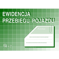 K17 Ewidencja przebiegu pojazdu (bez kosztw) A5 Michalczyk i Prokop