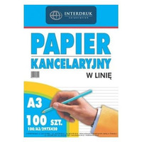 Papier kancelar.A3 linia (100) INTERDRUK