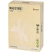 Papier ksero A4 160g MAESTRO COLOR BE66 pastel ko�� s�oniowa/wanilia (250ark)