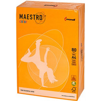 Papier ksero A4 80g MAESTRO COLOR NEOOR neonowy odcie� pomara�czowy