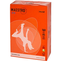 Papier ksero A4 160g MAESTRO COLOR OR43 orange intensive (250ark)