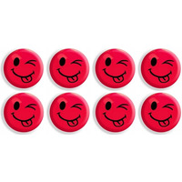 Magnesy do tablic czerwone j�zyczki 20mm/8 GM300-TC8 TETIS