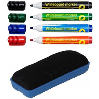 Markery sucho�cieralny 3160 4szt.z g�bk� magnetyczn� 105106 D.RECT