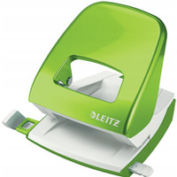 Dziurkacz duy metalowy LEITZ zielony 30 kartek 10 lat gwarancji 50081054