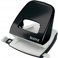 Dziurkacz 5008 LEITZ WOW metaliczny czarny 30kartek,10 lat gwarancji, 50081095