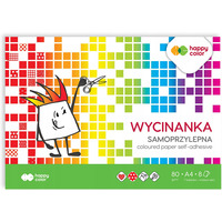 Blok wycinanka samoprzylepna A4 8k 3710 2030-S8 HAPPY COLOR