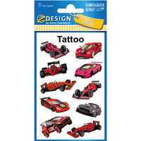 Naklejki tatuae dla dzieci WYCIGWKI 56764 Z-DESIGN KIDS TATTOO AVERY ZWECKFORM