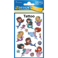 Naklejki tatuae dla dzieci SYRENKI 56763 Z-DESIGN KIDS TATTOO AVERY ZWECKFORM