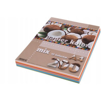Papier ksero A4 KRESKA mix 10 kolor�w 200ark