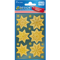 Naklejki Z-Design - z�ote gwiazdy 52808 AVERY ZWECKFORM