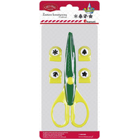 No�yczki dekoracyjne 16, 5 cm + 4 dziurkacze kreatywne 340302 TITANUM