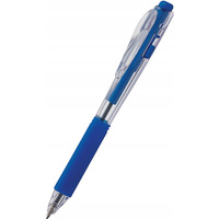 Dugopis PENTEL BK437 z gumowym uchwytem automatyczny niebieski