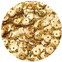 Cekiny hologramowe 8mm z�ote H40 BREWIS