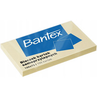 Bloczek samoprzylepny 100x75mm 100k ty 400086387 BANTEX