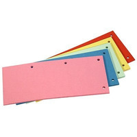 Przek�adka kartonowa 1/3 A4 r�owa (100szt) NATUNA