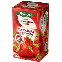 Herbata HERBAPOL owocowo-zio�owa (20 tb) truskawka z poziomk� 50g HERBACIANY OGR�D