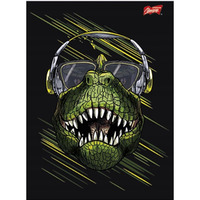 Zeszyt A5 32k linia podw�jna dwukolorowa laminowany T-REX lakier wybi�rczy UNIPAP