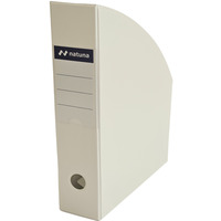 Pojemnik na czasopisma dokumenty A4 7cm PCV bia�y (SE-NAT-35-10) NATUNA