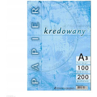 Papier A3 200g kredowany (100) KRESKA