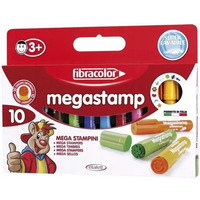 Mazaki STAMP MEGA 10kol. FIBRACOLOR 912