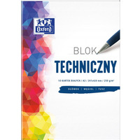 Blok techniczny A3 10k 250g biay 400093232 OXFORD