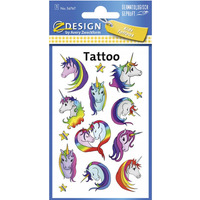 Naklejki tatuae dla dzieci JEDNOROEC 56767 Z-DESIGN KIDS TATTOO AVERY ZWECKFORM